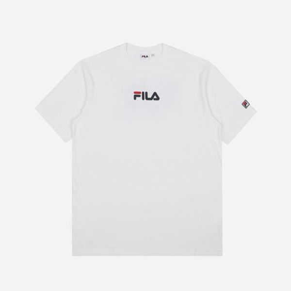 Camisetas Fila Homem Branco - Fila Artist Graphic S/S Portugal Lisboa,ZYFM-52316